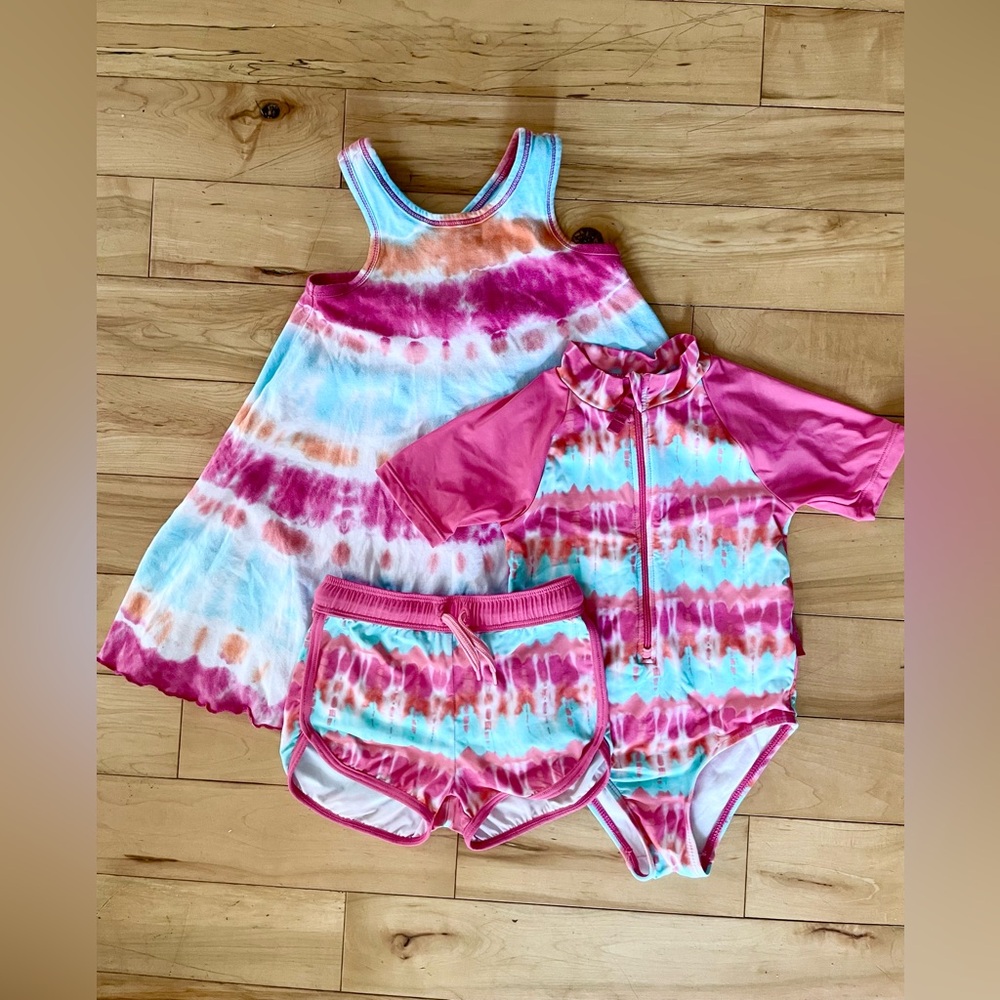 HATLEY 3 piece set dress shorts swimsuit 3T